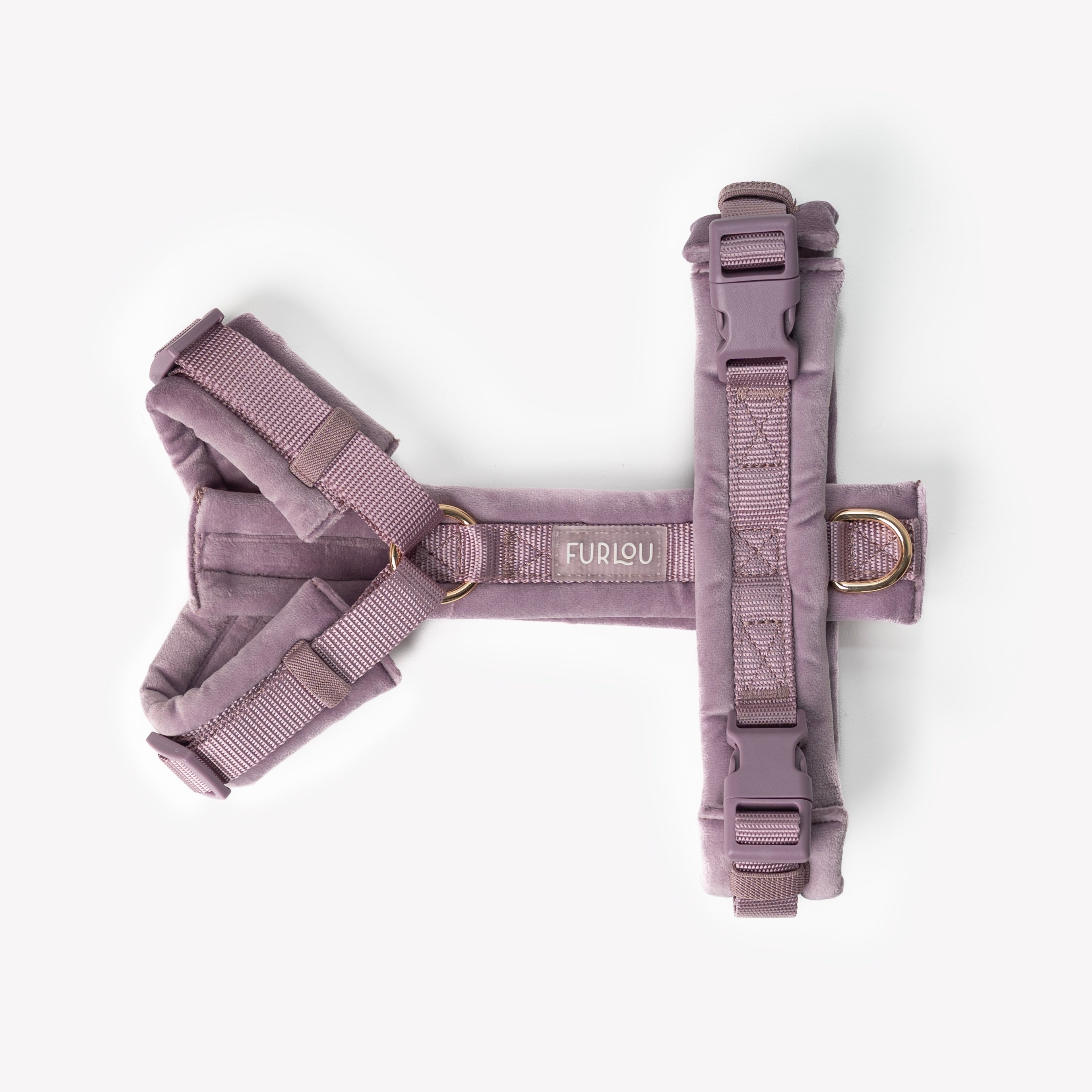Lilac - Velvet Dog Harness