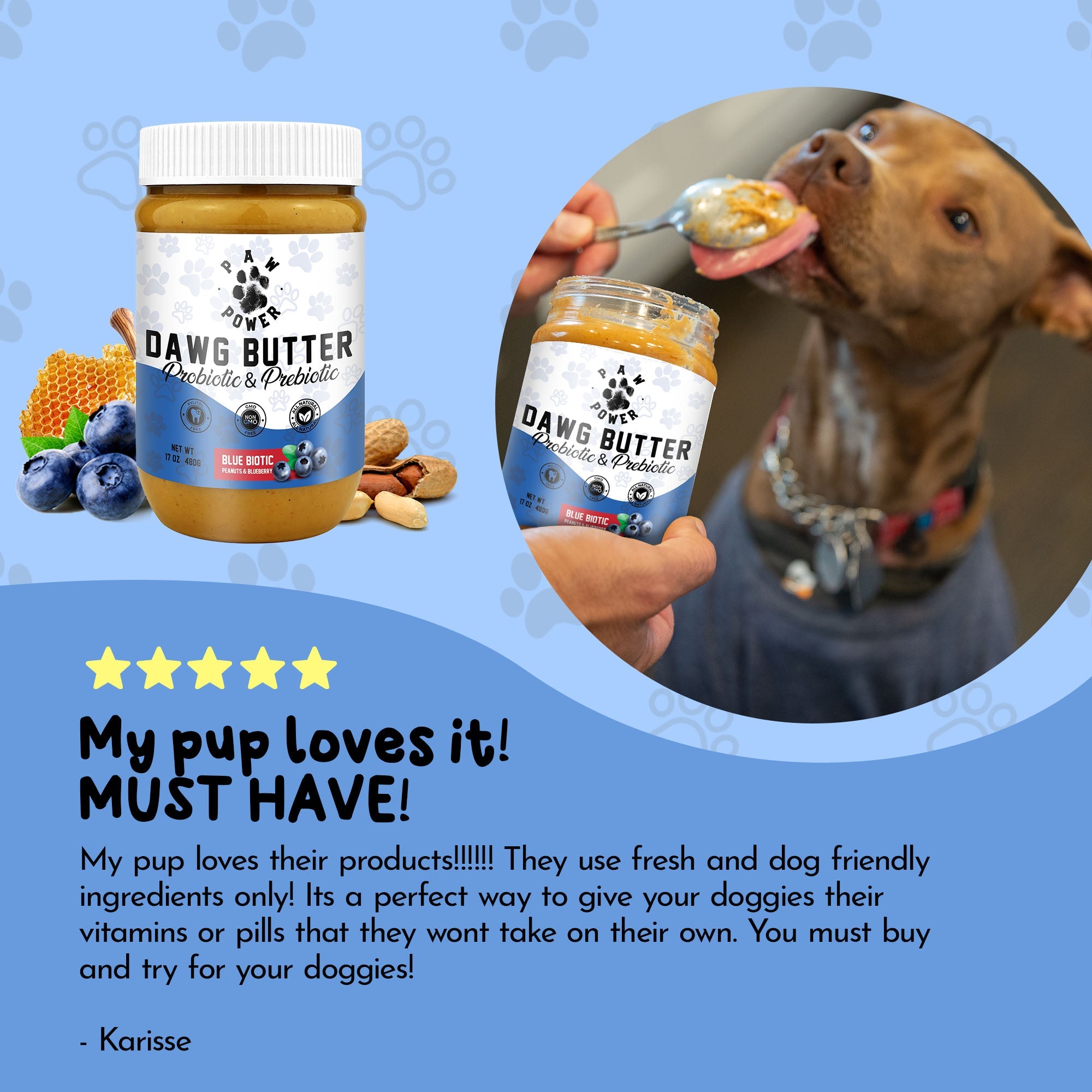 Dawg Butter Blue Biotic